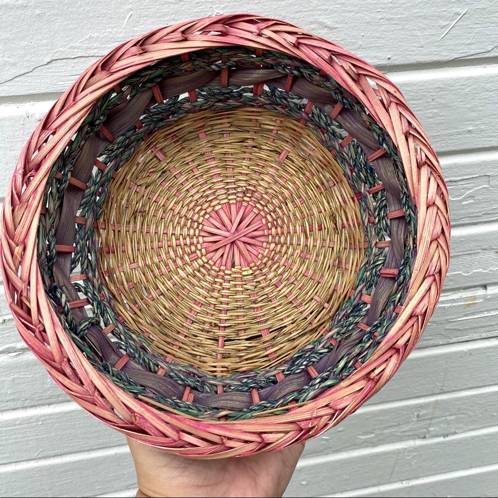 Pretty wicker basket
